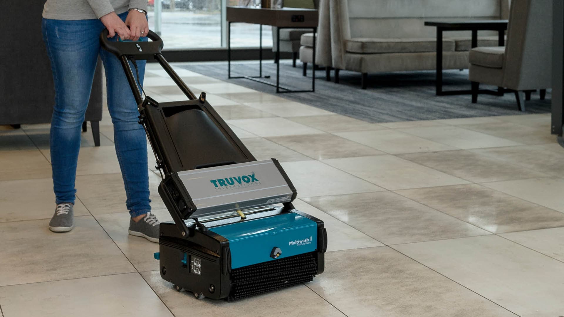 Truvox Multiwash Pump II — professional hard floor cleaning machine